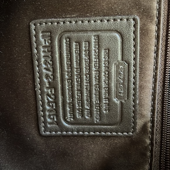 Leather Coach Bag - Picture 6 of 10